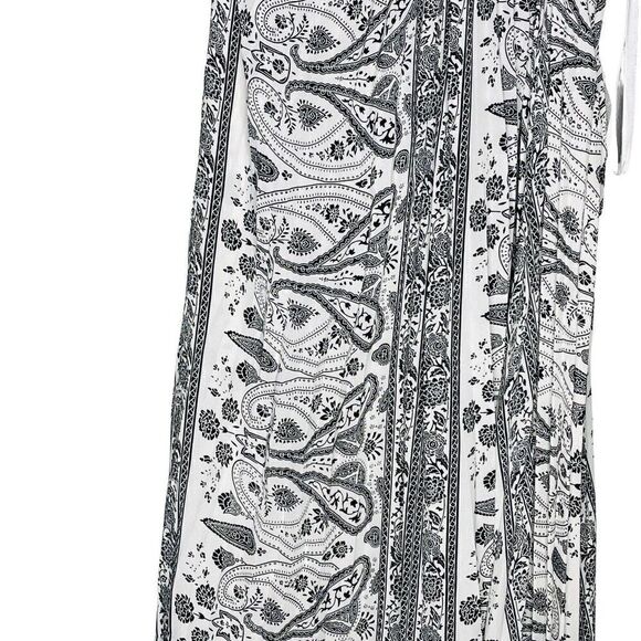 Cato women’s size 18 one shoulder black white handkerchief print maxi dress - Picture 2 of 6